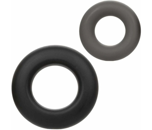 CalExotics Alpha Prolong Set of 2 Grey Silicone Support Rings