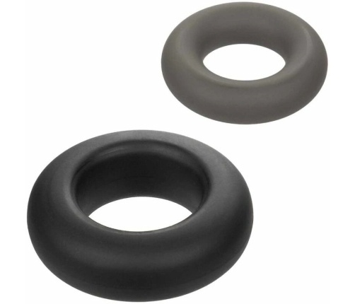 CalExotics Alpha Prolong Set of 2 Grey Silicone Support Rings