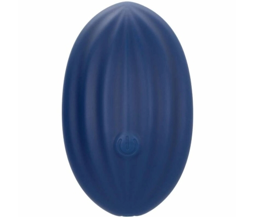 CalExotics Cashmere Velvet Curve Blue - Compact Silicone Massager, 10 Modes