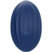CalExotics Cashmere Velvet Curve Blue - Compact Silicone Massager, 10 Modes