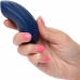 CalExotics Cashmere Velvet Curve Blue - Compact Silicone Massager, 10 Modes