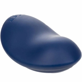 CalExotics Cashmere Velvet Curve Blue - Compact Silicone Massager, 10 Modes
