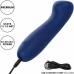 CalExotics Cashmere Satin G Blue Flexible Silicone Massager 15.25 cm