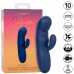 CalExotics Cashmere Silk Duo Blue - Dual-Motor Flexible Massager, Waterproof