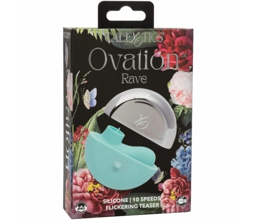 CalExotics Ovation Rave Aqua Green - Ergonomic Silicone Intimate Device