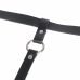 Subblime Leather Leg Harness Black - Adjustable Chain Detail, One Size