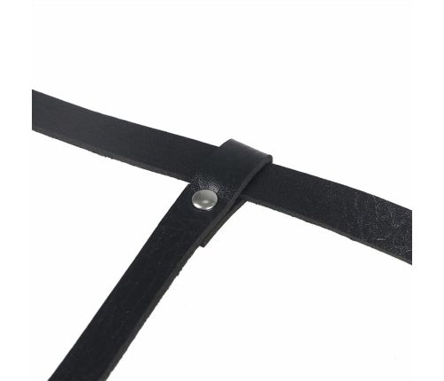 Subblime Leather Body Harness Black Adjustable Size