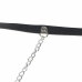 Subblime Leather Belt Harness Black - Adjustable Chain Detail, One Size