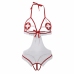 Subblime Nurse Outfit S/M - White, Transparent, Open Design, Comfort Fit