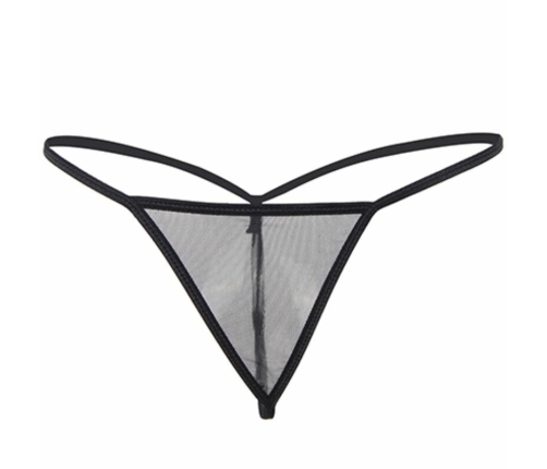 Subblime Babydoll L/XL - Elegant Tulle & Lace Nightdress, Black