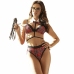 Subblime L/XL College-Inspired Costume Set with Lace Details, Checkered