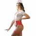 Subblime L/XL Body Nurse Costume - Red & White, Comfort Fit