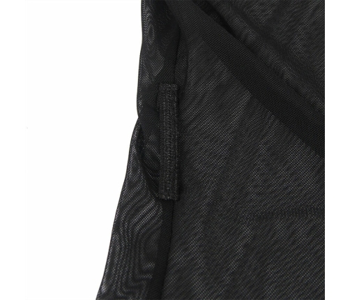 Subblime Black Transparent Robe with Lace Trim S/M - Elegant Intimate Wear