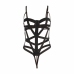 Subblime Lingerie Black Bodysuit with Cutouts L/XL Adjustable Straps