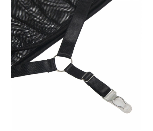 Subblime Transparent Halter Neck Dress Black L/XL - Elegant Mesh Design