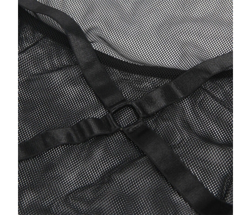 Subblime Transparent Halter Neck Dress Black L/XL - Elegant Mesh Design