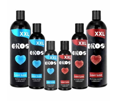 EROS XXL Light Silicone-Based Lubricant 600 ml - Long-Lasting Formula