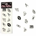 Secret Play Candy Collection Temporary Tattoos - Set of 10 Colorful Designs