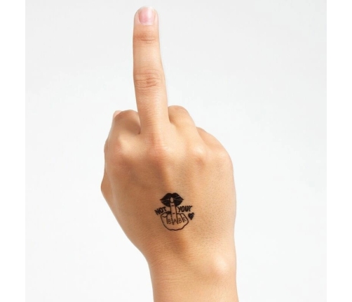 Secret Play Spicy Collection Set - 10 Temporary Tattoos, Multicolored