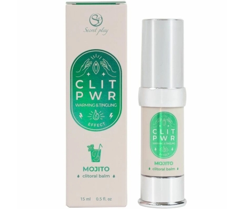 Secret Play Clit Pwr Mojito Stimulating Balm 15ml - Airless System