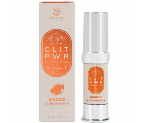 Secret Play Clit Pwr Intimate Mango Balm 15ml - Airless System