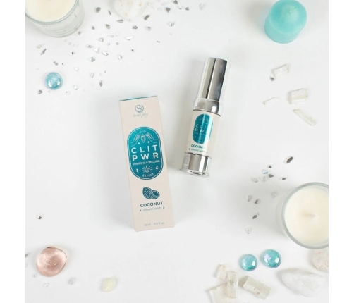 Secret Play Clit Pwr Coconut Enhancing Balm 15ml - Airless System