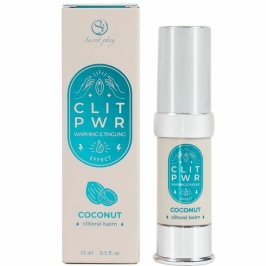 Secret Play Clit Pwr Coconut Enhancing Balm 15ml - Airless System