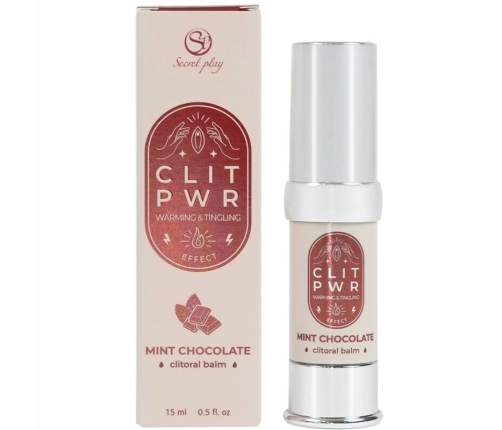 Secret Play Clit Pwr Mint Chocolate Intimate Balm 15ml Airless System