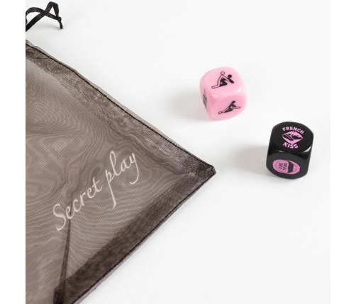 Secret Play Game 2 Dice - Couples Intimacy Challenge Set 20mm