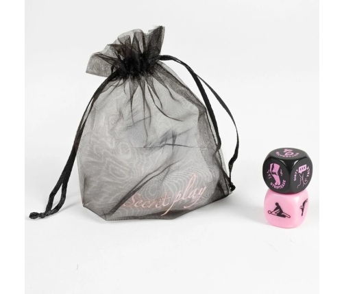 Secret Play Game 2 Dice - Couples Intimacy Challenge Set 20mm