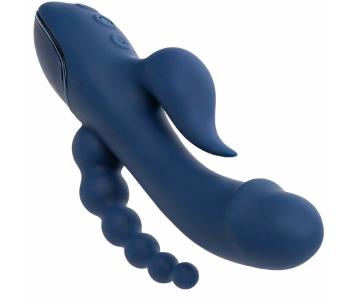 CALEXOTICS - VIBRADOR TRIPLE ORGASM AZUL