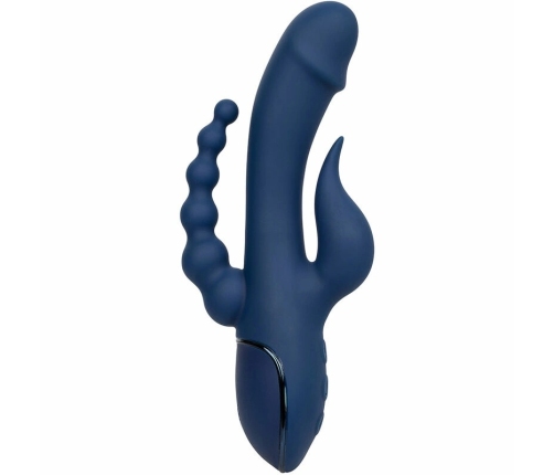 CALEXOTICS - VIBRADOR TRIPLE ORGASM AZUL