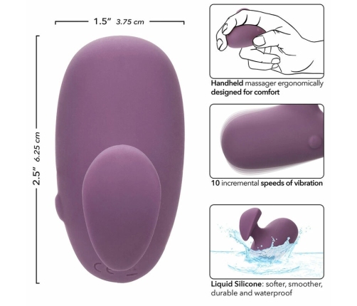 CalExotics Mod Touch Handheld Massager Purple, 10-Speed, Waterproof