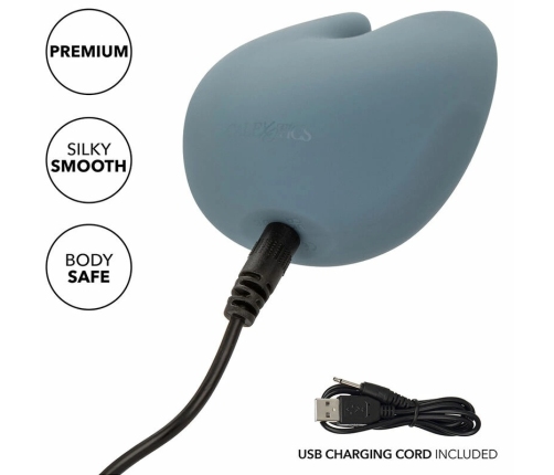 CalExotics Mod Curve Blue - Dual Vibrating Silicone Intimate Device