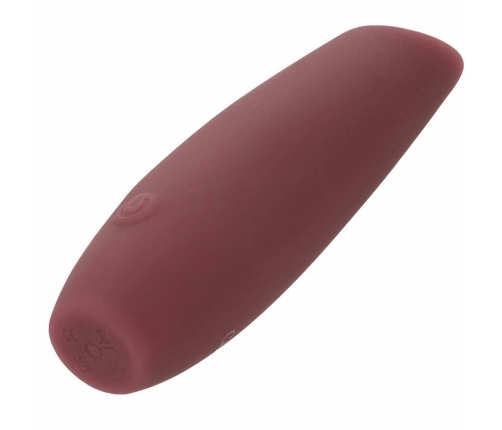CalExotics Mod Tilt Intimate Wellness Device Red, Liquid Silicone, 10 Modes