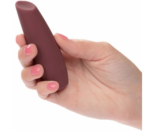 CalExotics Mod Tilt Intimate Wellness Device Red, Liquid Silicone, 10 Modes