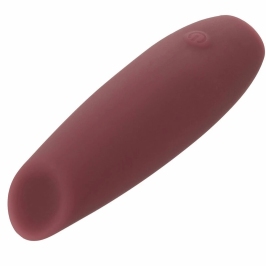 CalExotics Mod Tilt Intimate Wellness Device Red, Liquid Silicone, 10 Modes