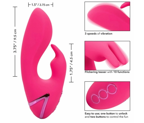 CALEXOTICS - SO. CAL SUSHINE VIBRATOR RABBIT FUCSIA BY CALIFORNIA DREAMING