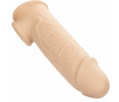 CalExotics Performance Maxx Extension 7" Liquid Silicone, Light Skin, Adjustable