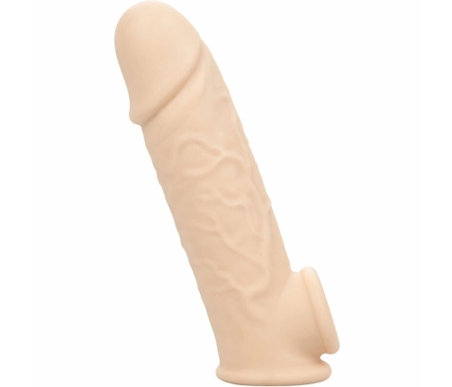 CalExotics Performance Maxx Extension 7" Liquid Silicone, Light Skin, Adjustable