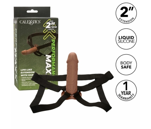 CalExotics Performance Maxx Extension System with Harness Brown 17.25cm