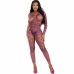 Leg Avenue Violet Mesh Crop Top & Leggings Set One Size