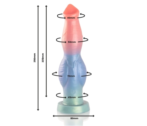 EPIC Cybersilicock Arion Remote Vibrating Silicone Model Rechargeable 25cm