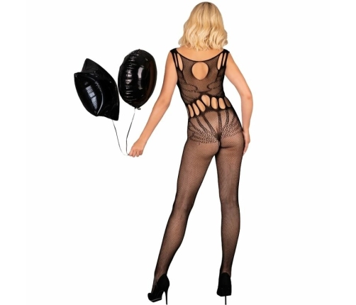 LIVCO CORSETTI FASHION - AMAHIL BODYSTOCKING CROTCHLESS NEGRO TALLA ÚNICA