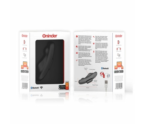 ONINDER MANILA Panty Vibrator 9-Speed Rechargeable 9.6cm App Control Pink