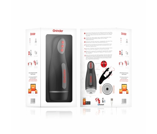 ONINDER Seoul Intimate Device 10-Speed Rechargeable with App Control Black