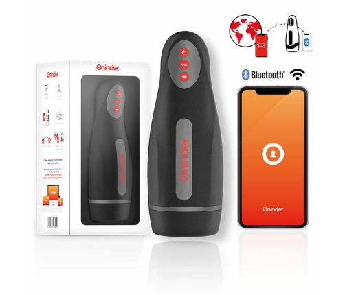 ONINDER Seoul Intimate Device 10-Speed Rechargeable with App Control Black
