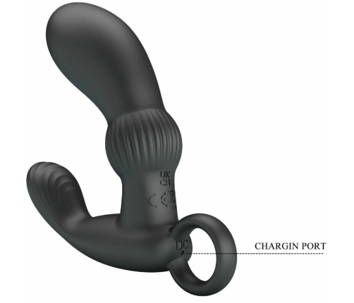PRETTY LOVE - CAYLA ANAL VIBRATOR MASSAGER BLACK