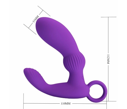 Pretty Love Cayla Lila Wireless Silicone Anal Vibrator with Remote