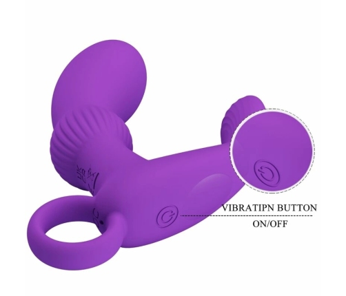 Pretty Love Cayla Lila Wireless Silicone Anal Vibrator with Remote